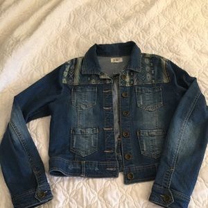 Aztec Printed Jean Jacket